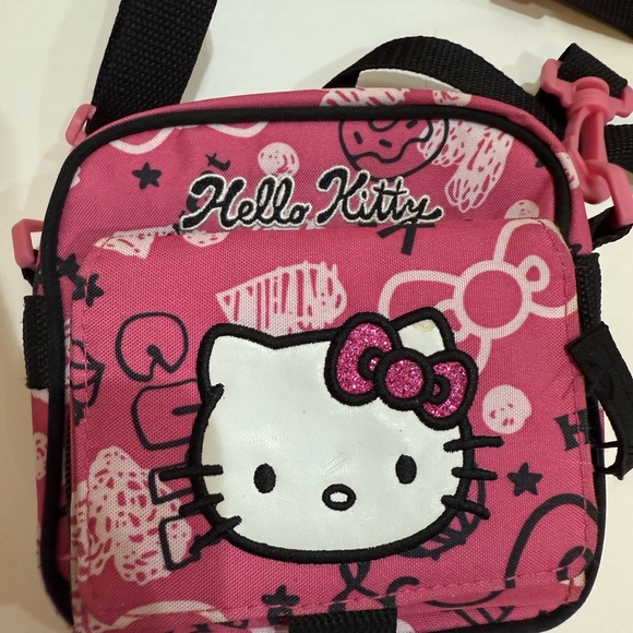 Sanrio Hello Kitty Crossbody Bag Pink Collectible Preppy 6x6x3 - Picture 8 of 8